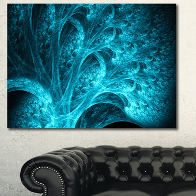 " Magical Blue Psychedelic Forest "