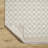 Lavande Checkered Wool Area Rug in Tan/Ivory-2143146945