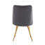 47cm H Velvet Upholstered Side Chair-790615331