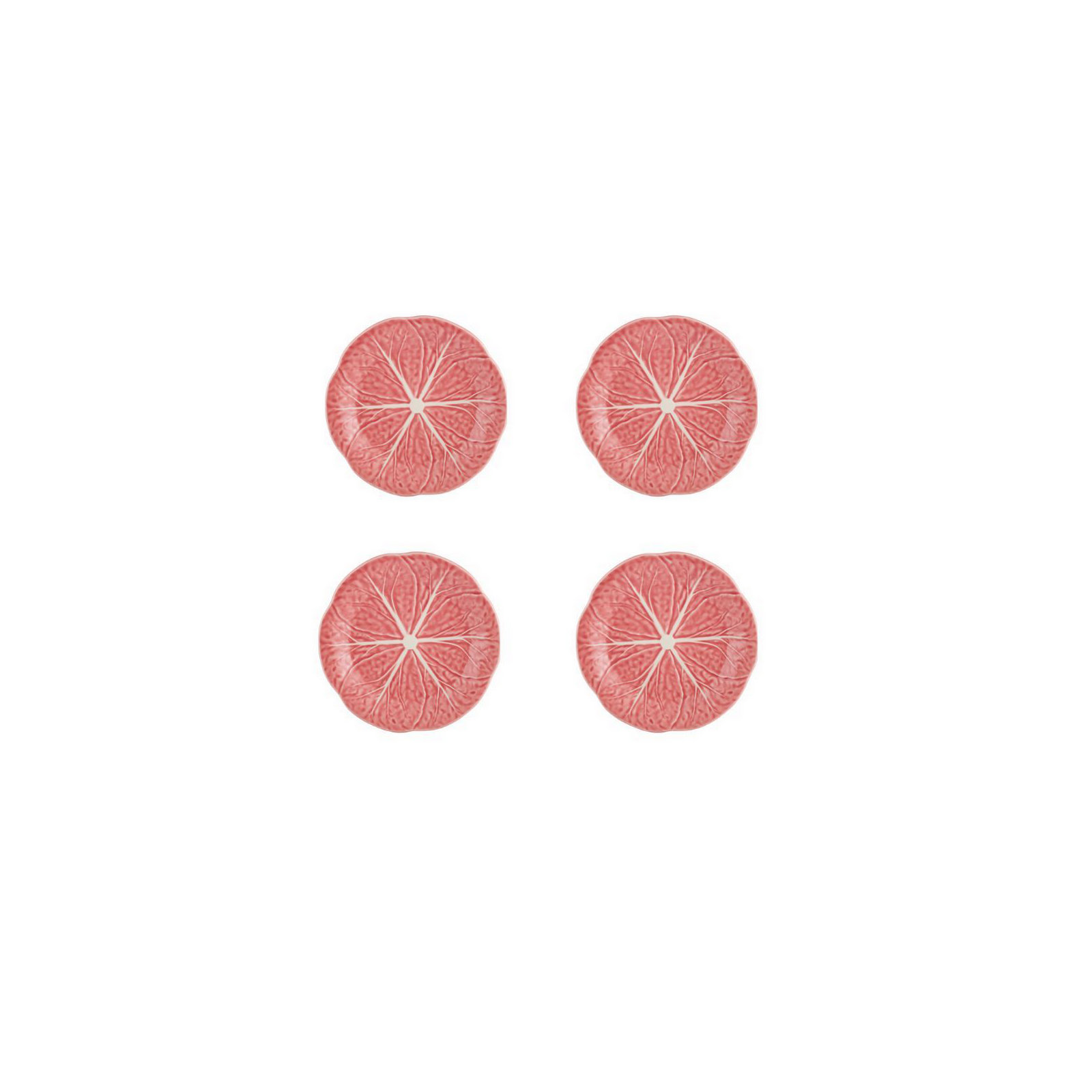 Cabbage Pink Plate 7", Set of 4
