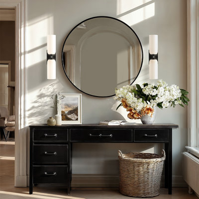 Glass Double Wall Sconce