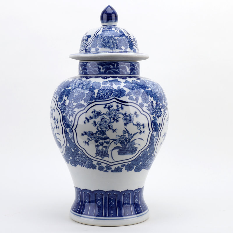 Pot en porcelaine gingembre fabriqué à la main