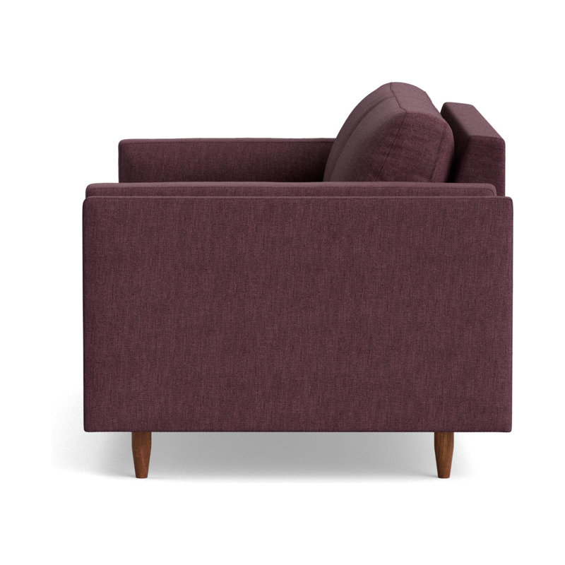 Skinny Fat Sofa Bed, Performance Weave - Aubergine