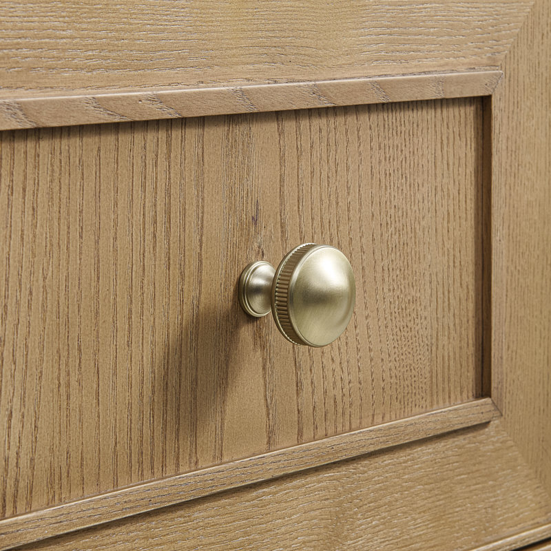Lorelai 48'' W Single Vanity, Eternal Jasmine Pearl, Light Natural Oak