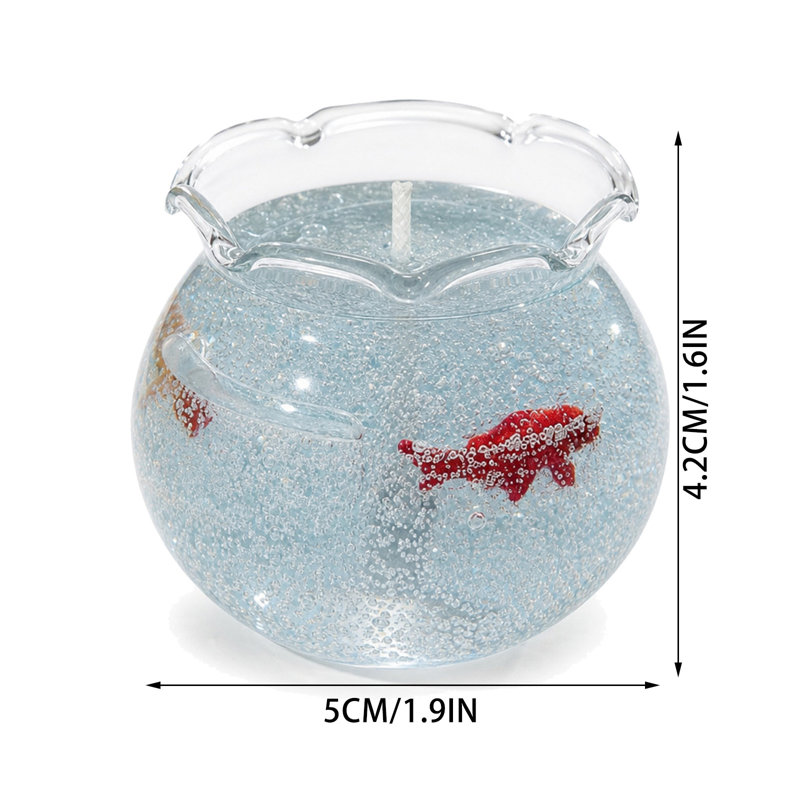 Bougeoir en fer forgé, aquarium en verre, chandelle parfumée à la cire, aromathérapie, décoration de table pour la maison