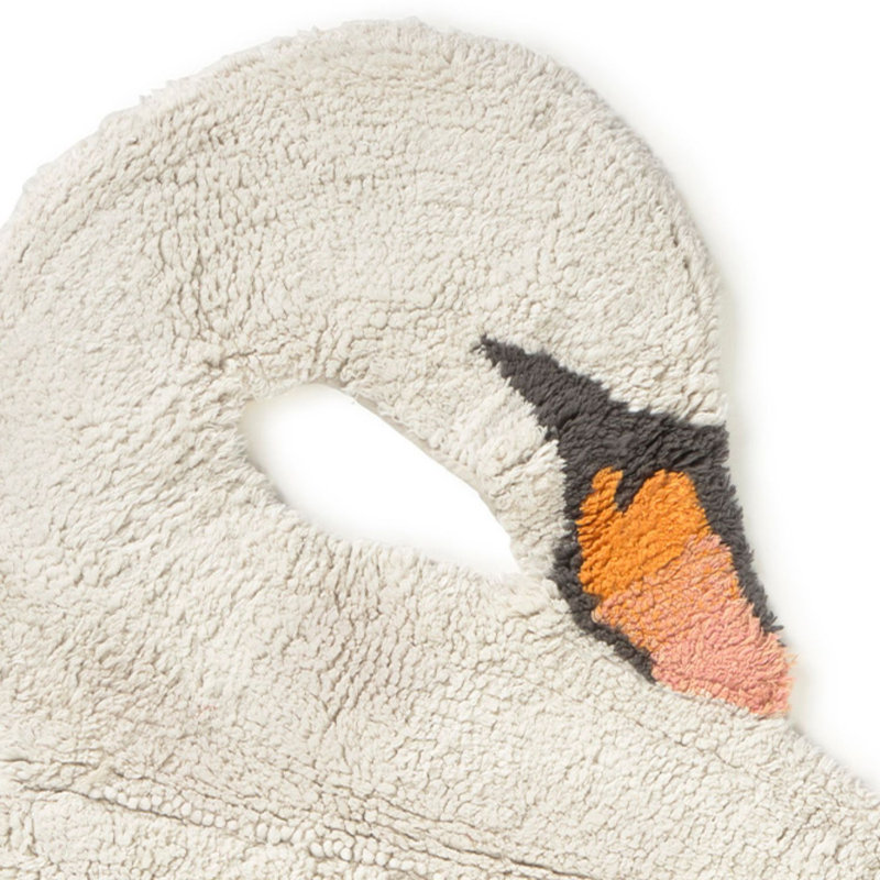 Washable Swan Rug
