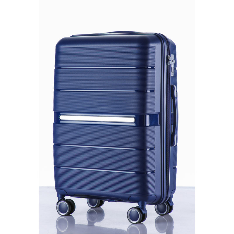 Ensembles de valises 4 pièces (14/20/24/28) Valise extensible légère et durable en PP