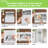 Bathroom Door Solid Manufactured Wood Prefinished Glass Standard Door Without Hardware Kit-104312190