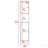 Linen Cabinet, Double Doors, Four Interior  Shelves, Two Cabinets  -White