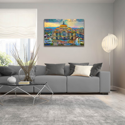 " Mexico City Palace Of Fine Arts In The Rain " by Pedro Gavidia