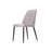 Keimon 18.5 " H Genuine Leather Upholstered Metal Side Chair-1077472774
