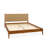 Selina Solid Wood Platform Bed with Headboard, Bohemian and Mid-Century Bed Frame-682371071-681689910