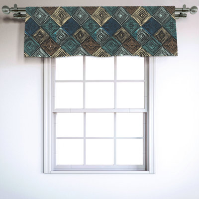 Sateen Ruffled Window Valance