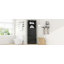 Armoire de rangement triangulaire en panneau de fibres à densité moyenne avec 3 tiroirs et tablettes réglables pour la salle de bain, la cuisine ou le salon-635016970