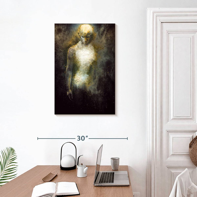 Leisha Human Abstract, 30" H x 20" W