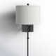 Sean Single Light Dimmable Plug-in Swing Arm Sconce