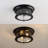 Ceballos Glass Flush Mount-1300173003