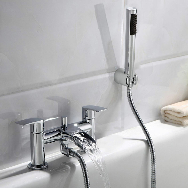 Darrion Bathroom Bath Shower Mixer Bath Filler with Diverter