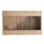 Meuble-lavabo de salle de bain - 42 po avec lavabo et armoire latérale Élégant point de vue moderne en contreplaqué choisi et impression artistique luxueuse-1535943223