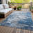 Chryssa Washable Abstract Indoor / Outdoor Rug-501807367