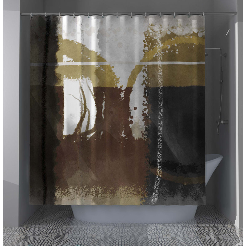 Abstract Shower Curtain