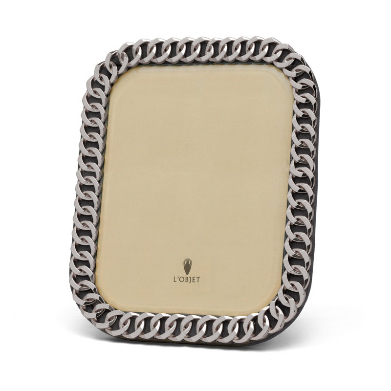 Cuban Link Frame, Gold, 24k Gold Plated, 8" W x 10" H