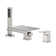 1 Handle Wall Waterfall Faucet with Diverter