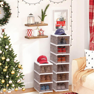 6 Pair Shoe Storage Box