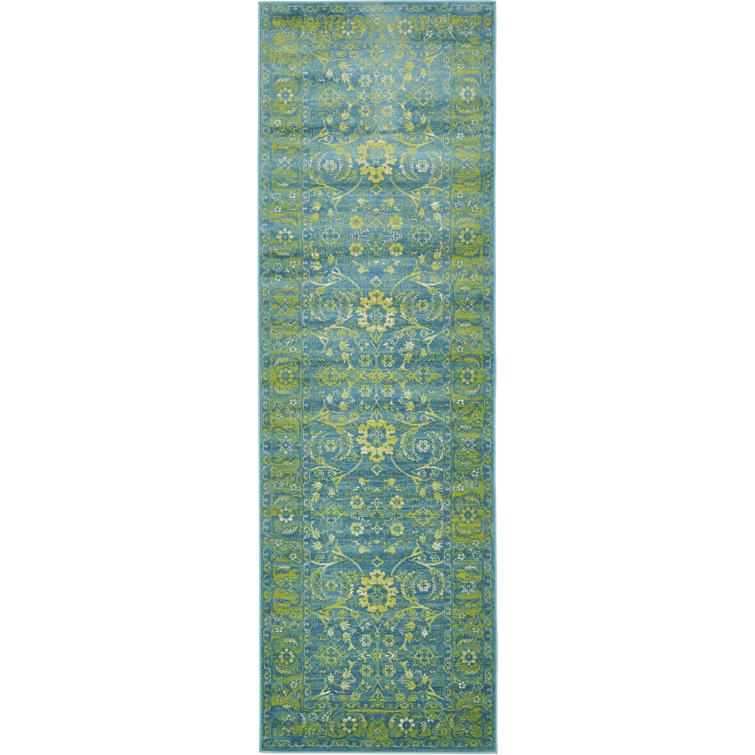 Tapis bleu Yareli