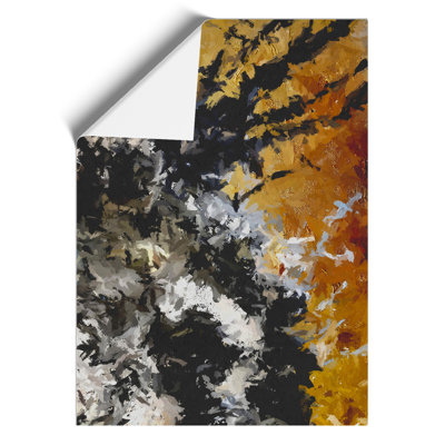 Broken Form Abstract - Wall Art