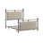 Lomeli Upholstered Metal Standard Bed-233810541