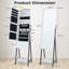Freestanding Jewelry Armoire