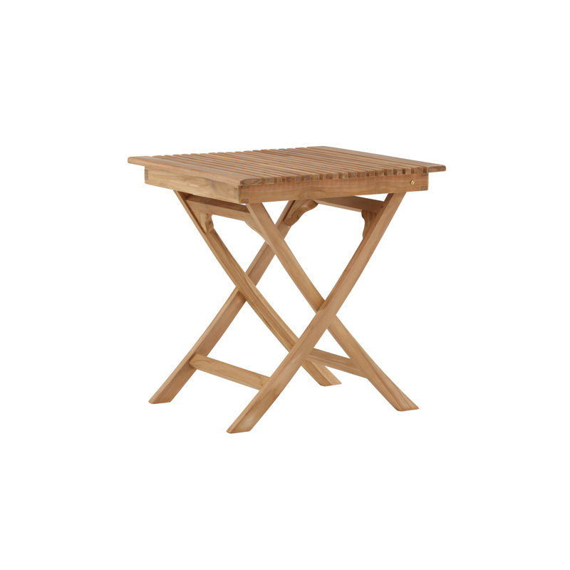 Bukovinka Square Teak Folding Outdoor Dining Table , 70cm cm W 70cm cm D