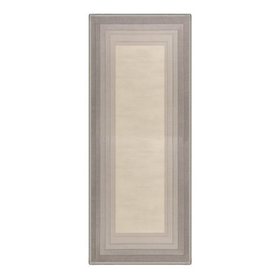 Tapis intérieur gris / beige Aboubakr Novus
