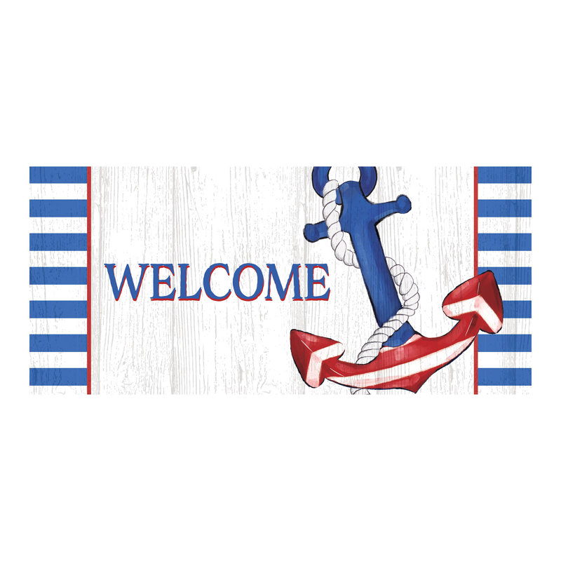 Tapis Patriotic Anchor Sassafras