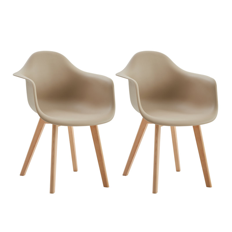 39cm H Wing Back Armchair, Beige