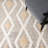 Vermont Hand Loomed Wool/Cotton Southwestern Rug in Ivory/Beige/Gray-47368561