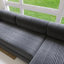 116.10'' Grey Polyester L-Shaped Modular Sofa Bed-2111782760
