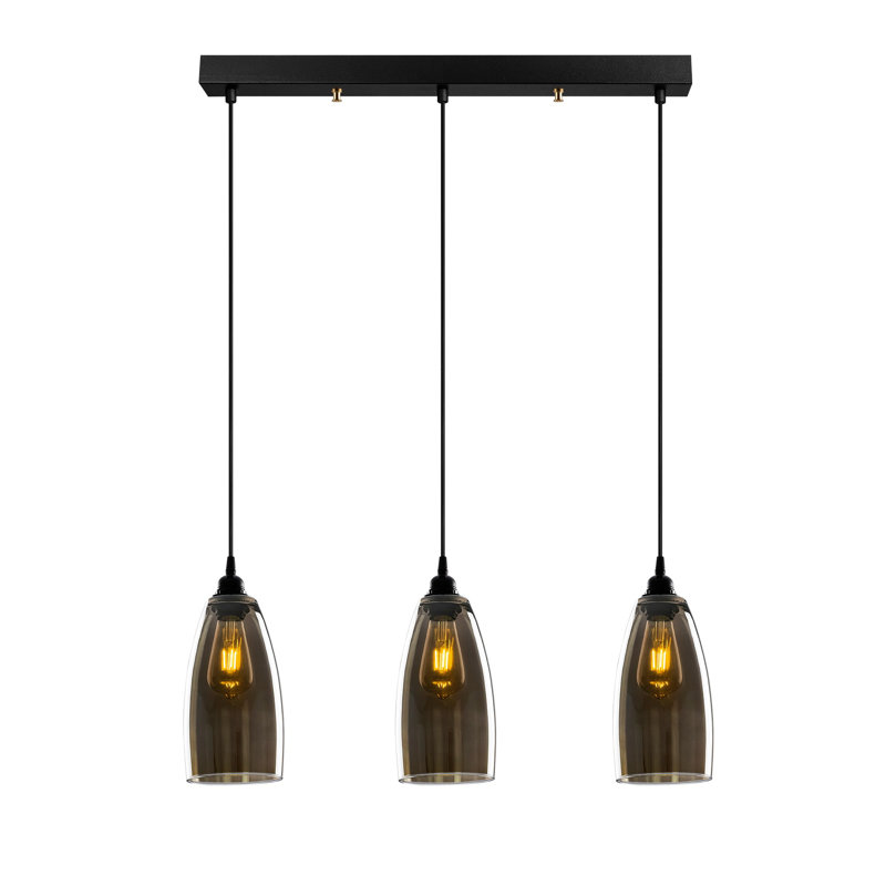 Paloalto 3 - Light Fume Kitchen Island Pendant