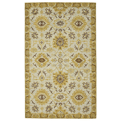 Dorcea Wool Floral Indoor Rug