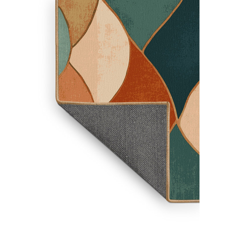 Crimson Canyon Rug, Rectangle 5' x 8'