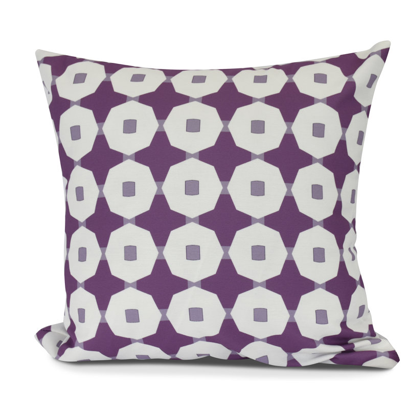 Housse et insert de coussin carré Goals, Gourds and Gatherings, H 16 po x l 16 po, Mauve