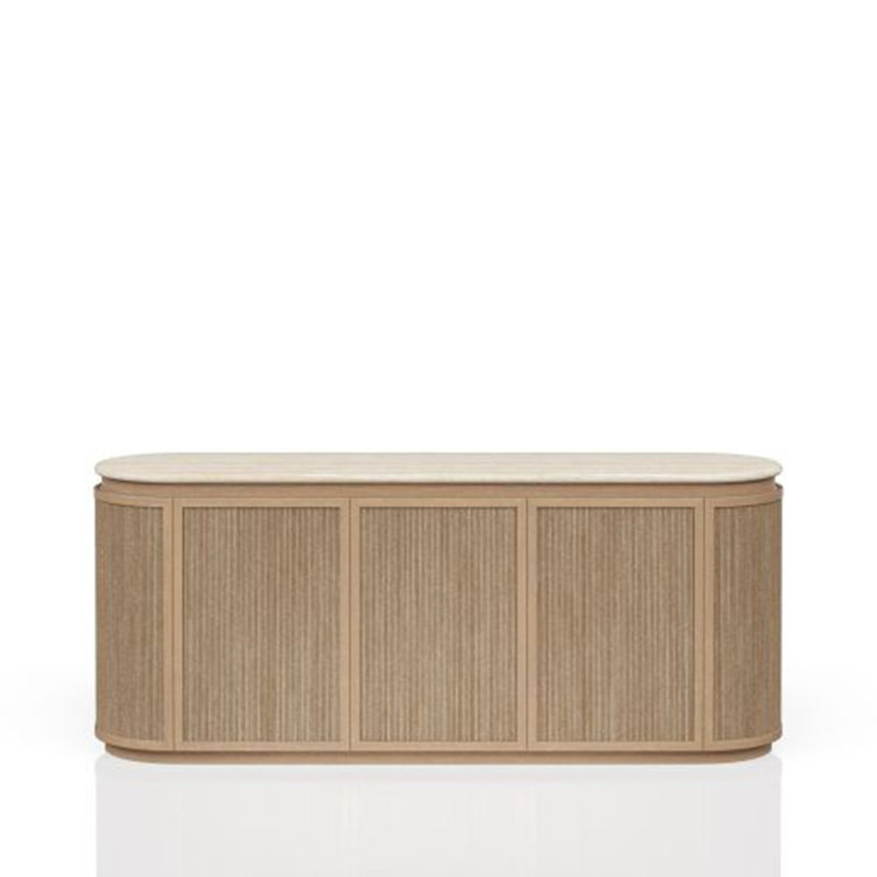 Stone Top and Rope Front Server