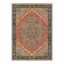 Tapis orange / bleu lavable à la machine avec envers antidérapant Aurelian-405296005