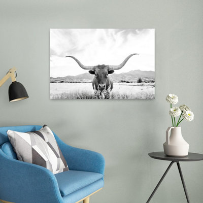 Art mural contemporain Longhorn
