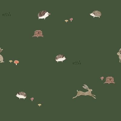 Woodland 33' L x 20.5" W  Wallpaper Roll