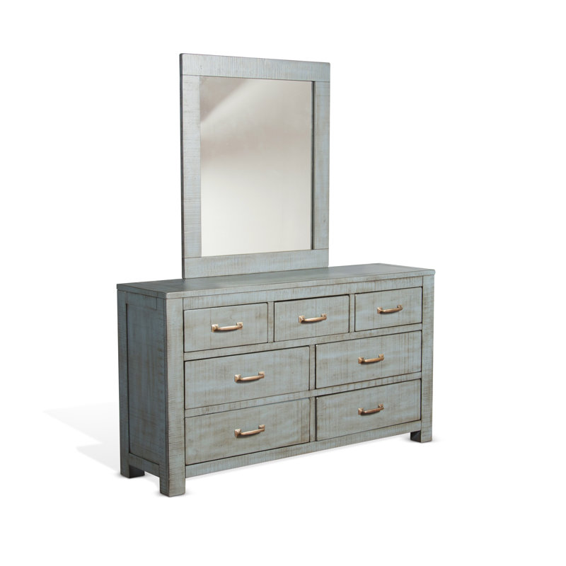 Ranch House Wood Mirror