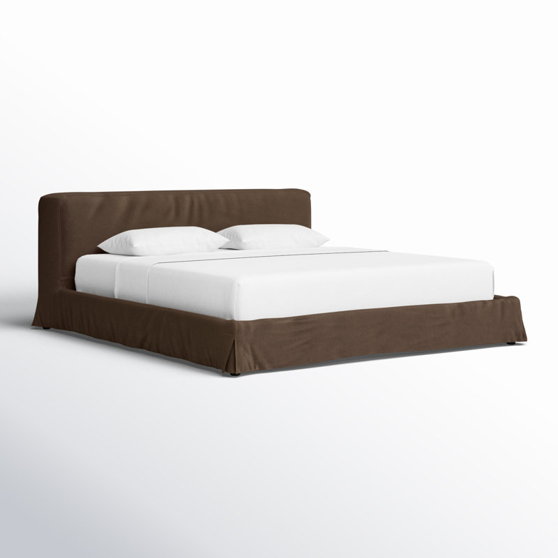 Aidan Upholstered Bed, King, Brussels Coffee
