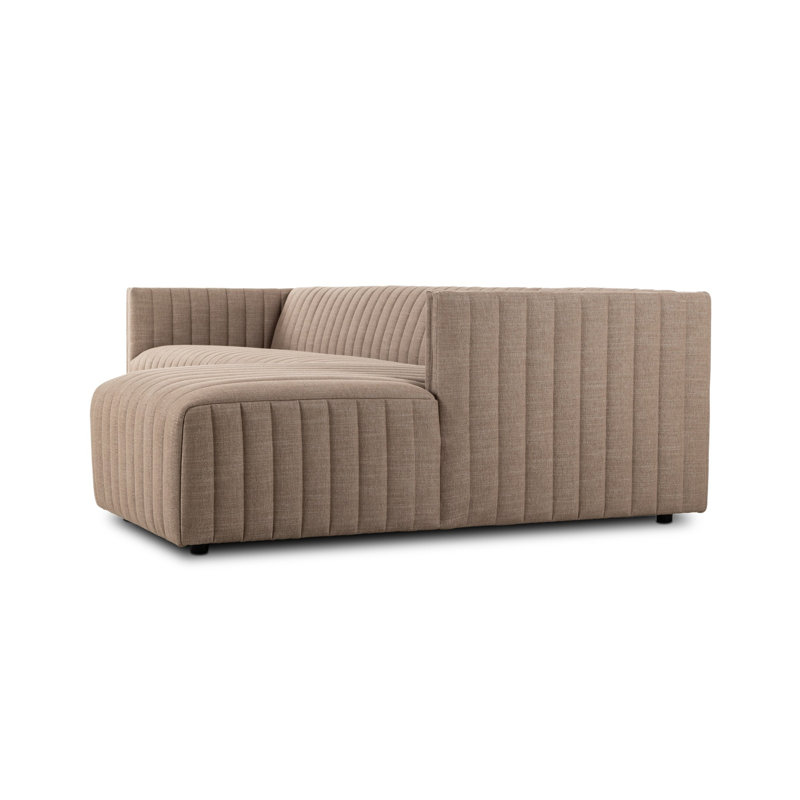Augustine Chaise Sectional, Right Hand Facing, 26.5" H x 126" W x 64" D