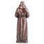 Figurine en bronze coulé à froid 8,46 pouces de hauteur Saint Pio de Pietrelcina (Padre Pio)
